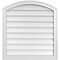 Ekena Millwork Arch Top Surface Mount PVC Gable Vent: Functional, w/ 2"W x 1-1/2"P Brickmould Frame, 28"W x 30"H GVPAR28X3002SF - alternate 1